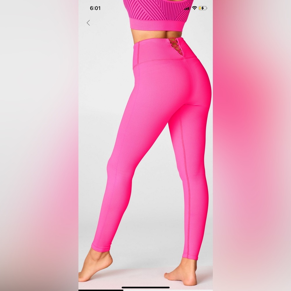 Fabletics Neon Pink Leggings